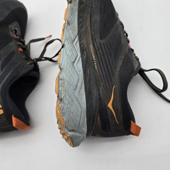 Hoka Stinson ATR 6 Mens 10.5 Black Blue Orange Shoes Sneaker Athletic Training - Picture 7 of 13